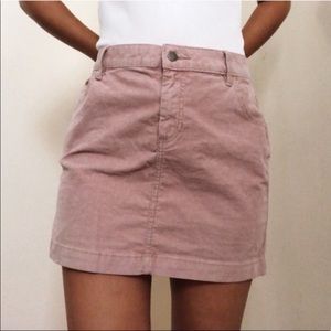 Pink BDG Corduroy Skirt (mini) - size 12